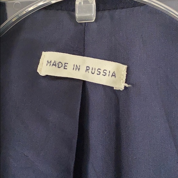 Boys Classic Navy Wool Blazer - Picture 9 of 16